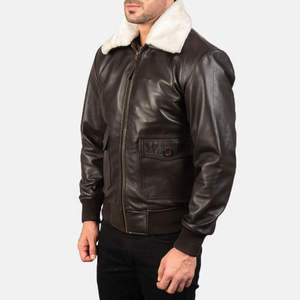 Blouson en cuir pour homme Clean Finish Premium, toucher doux, imperméable, écologique, style urbain décontracté pour l'hiver - Product Image 2