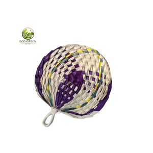Éventail artisanal en bambou naturel, écologique, style bohème, pour la décoration de la maison, souvenir de mariage à la plage, cadeau - Product Image 4