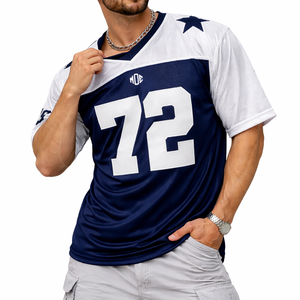 Camiseta Deportiva Transpirable de Secado Rápido para Hombre, Estilo Fútbol Americano, para Fútbol, Running, Ropa Casual Urbana, con Estampado Digital, Tendencia 2026 - Product Image 2