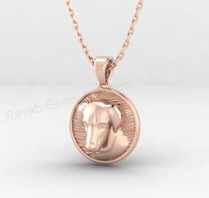Best Selling Solid 925 Sterling Silver Custom Memorial Personalized Pet Dog Portrait Coin Pendant Necklace Fine Jewelry For Men - Product Image 5