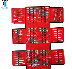 Kit de 86 Piezas de Instrumentos Quirúrgicos de Cirugía General, Juego de Instrumentos Médicos Reutilizables de Acero Inoxidable - Product Image 1
