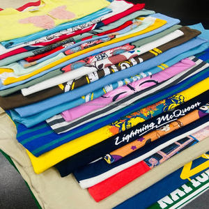 เสื้อยืดผ้าฝ้ายพิมพ์ลายสำหรับเด็กทารกและเด็กโต คอลเลคชั่นซัมเมอร์ สินค้าเกินจำนวน เสื้อยืดและเสื้อท่อนบนหลากสีสำหรับเด็กหญิงและเด็กชาย บรรจุกล่องแบบคละ - Product Image 6