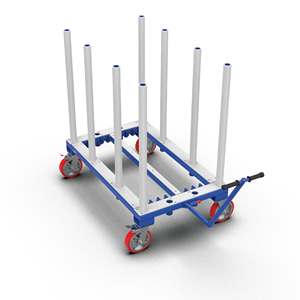 Carro de transporte flexible de 1500 kg, carretilla robusta para el transporte de materiales en losa. - Product Image 2