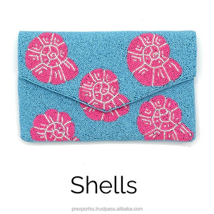 Colorful Embroidery Portable Fashion Clutch Beaded Citrus Parrot Designer Party Bridal Evening Stylish <b>Handbag</b> <b>Chain</b> Button - Product Image 2