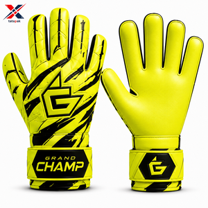 Gants de gardien de but de qualité export, fabriqués en caoutchouc, protection des doigts et du pouce, fermeture auto-agrippante, vente en gros OEM - Product Image 3