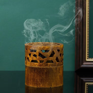 Quemador de incienso árabe de madera Mubkhar, el más vendido, para regalo empresarial de Barkah Star - Product Image 1