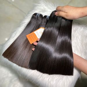 ผมมนุษย์ทอแบบเส้นผมสีดำธรรมชาติความยาว10 12นิ้วจากเวียดนาม - Product Image 5