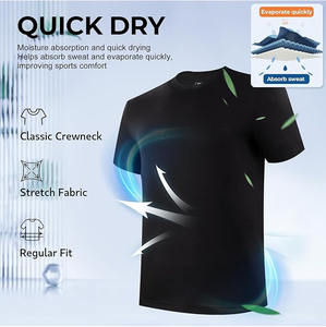 เสื้อยืดผู้ชายคุณภาพสูง ขายส่ง ผ้าฝ้าย 100% ถักทอ ระบายอากาศได้ดี ทรงหลวม รับออกแบบพิมพ์ลายตามสั่ง ไซส์ใหญ่ รับผลิตแบบ OEM/ODM - Product Image 4