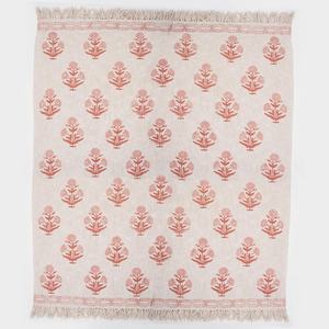 ผ้าฝ้ายพิมพ์ลายสีชมพูอ่อนและสีขาวสำหรับตกแต่งบ้านโยนสำหรับตกแต่งห้องนั่งเล่นโซฟาโซฟาตกแต่งโซฟา - Product Image 3