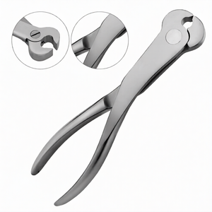 Cortador de Alambres de 7.5 Pulgadas, Instrumento Veterinario Ortopédico, Pinza Quirúrgica de Acero Inoxidable para Cortar Alambres, para Uso Médico - Product Image 2