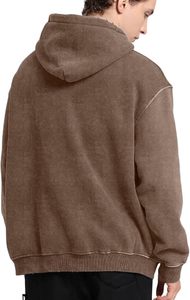 Manufacturer Wholesale 180Gsm Men's <b>Hoodie</b> <b>Thin</b> 100% Cotton Lightweight Breathable Loose Fit Winter Heat-Transfer Custom Printed - Product Image 5