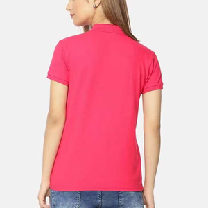 Camisetas Polo para Mujer al Por Mayor a Precio Económico, con Logotipo Personalizado OEM, Camiseta Polo de Algodón de Manga Corta con Bordado, Ropa para Mujer - Product Image 6