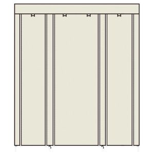 Armadio Portatile da 69 Pollici, Organizzatore per Vestiti, Montaggio Rapido e Facile, Tessuto Non Tessuto Extra Resistente e Durevole - Product Image 4