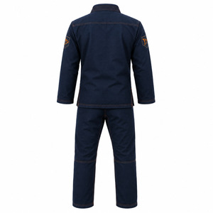 Kimono de BJJ para Adultos, Unisex, Color Negro Oscuro, 100% Algodón, Ligero, Transpirable, Tela de 240g, Duradero, Corte Regular, Ropa de Artes Marciales - Product Image 2