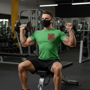 เสื้อคอมเพรสชั่นแขนยาวผู้ชาย มีสินค้าในสต็อก ผ้าฝ้าย 100% ระบายอากาศได้ดี แห้งเร็ว ลายพิมพ์ดิจิตอล ผลิตในประเทศปากีสถาน - Product Image 3