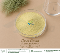 HGO Factory Fourniture directe d'extrait d'usnea naturel pur (qualité alimentaire) Spécification de l'acide usnique 98% (extrait standardisé)