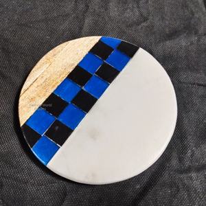 Sous-verres Ronds Rétro Modernes Écologiques en Pierre – Accessoires Décoratifs Pratiques pour Table, Tapis et Plaques pour Boissons Chaudes - Product Image 6