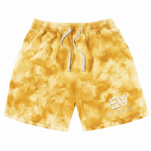 OEM Wholesale Vintage Wash Sweat <b>Shorts</b> High Quality Cotton <b>Fleece</b> Biker <b>Shorts</b> Custom Men Casual Wear <b>Fleece</b> <b>Shorts</b> - Product Image 4