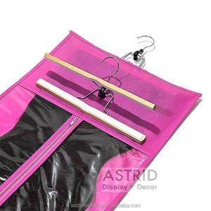 Astrid 38x80ซม. กระเป๋าใส่วิกผมผ้าใยสังเคราะห์แบบใช้ซ้ำได้พร้อมโลโก้ที่ออกแบบได้เองขนาดใหญ่สำหรับแขวน - Product Image 4