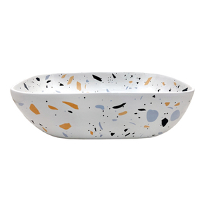 Lavabo de Cerámica Moderno para Baño, Lavabo de Sobremesa con Diseño Moderno - Product Image 5