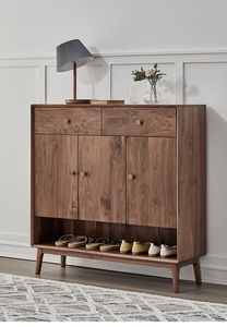 Mueble Zapatero de Madera de Mango, Moderno, para Entrada o Sala de Estar, con Diseño de Almacenamiento en Capas Práctico, Superventas - Product Image 2