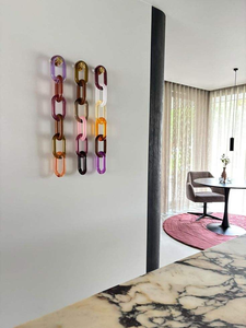 Adornos de Pared Modernos de Cadena Acrílica, Hechos a Mano con Resina, para Decoración del Hogar - Product Image 2
