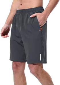 Pantalones Cortos Deportivos para Hombre, de Secado Rápido, para Gimnasio, Baloncesto, 7"/9", Ligeros, Impermeables, Transpirables, con Cordón Ajustable - Product Image 4