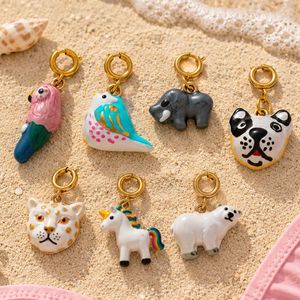 Tarnish Free Swimwear Charms with Colorful Enamel, Removable Jewelry Pendants for DIY Necklaces and Bracelets - Product Image 4