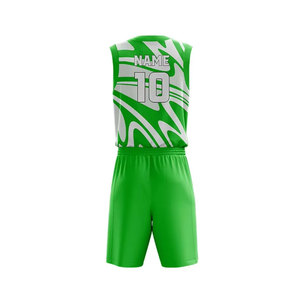Pantalones cortos de baloncesto reversibles personalizados Jersey para hombres jóvenes Conjunto atlético de malla transpirable Sublimación Malla juvenil Reversible - Product Image 5