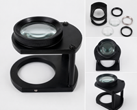 ConcaveConvex Acrylic Lens Handheld 30mm Magnifier