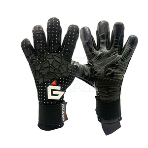 Guantes de Portero de Cuero de Alta Calidad, Colores Personalizados, Logotipo, Impermeables, Correa de Muñeca Ajustable, Transpirables, Fútbol Profesional - Product Image 4