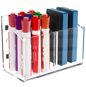 Portaplumas Acrílico Promocional de 3 Niveles, Expositor Transparente Rectangular para Oficina, Portalápices de Escritorio - Product Image 3