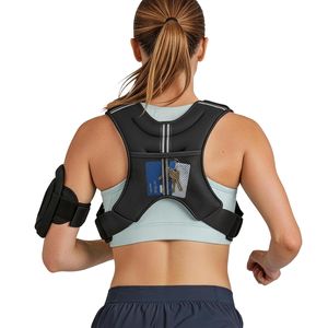 Chaleco con Peso Ajustable de 6 Libras con Franjas Reflectantes, Equipo de Entrenamiento de Fuerza para Hombres y Mujeres - Product Image 1