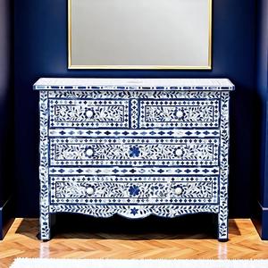 Cajón con Incrustaciones de Hueso de ILAHI, Diseño Moderno con Detalles de Ágata, Mueble Portátil para el Hogar - Product Image 1