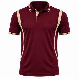 Chemise Homme Personnalisable à Manches Courtes en Polyester/Coton Lavé, Respirante, Tricotée, Couleur Unie, Coupe Décontractée, avec Poche, Coupe Basse - Product Image 3