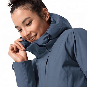 Mens Hooded Down <b>Coat</b> Long Zipper Outerwear Waterproof Breathable <b>Reversible</b> Polyester Jacket Custom Label 2026 - Product Image 3