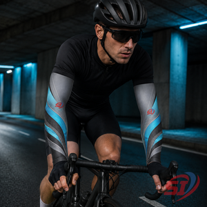 Mangas de brazo personalizadas para ciclismo, deportivas, transpirables, refrescantes, con protección UV solar, fabricante mayorista - Product Image 2