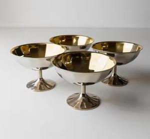 Modern Cafe Serveware <b>Stainless</b> <b>Steel</b> Ice Cream <b>Bowl</b> With Spoon Metal Dessert Dish - Product Image 4