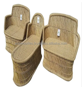 Classic Bamboo Outdoor Sun Lounger Sofa Bed Patio Garden Sets Hotel Living Room Beach Poolside Restaurant Canopy - Product Image 6