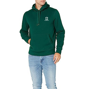 Sweat à capuche décontracté pour homme de haute qualité, en tissu polaire avec poche, séchage rapide, respirant, mélange polyester/coton - Product Image 1