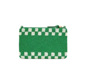 Bolsa de monedas de forma cuadrada navideña con bordado de cuentas hecho a mano con flores bonitas y elegantes, nuevo diseño elegante de lujo a la moda - Product Image 5