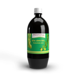 Jugo de Karela-Amla Patanjali, Extracto Herbal Líquido, Grado Alimenticio, en Botella, Para Todas las Estaciones - Product Image 1