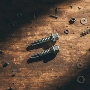 Tornillos Autoperforantes de Cabeza Hexagonal, Clase 8, Acero al Carbono, Zincados/Galvanizados/Fosfatados, Medidas en Pulgadas/Métricas, Fijaciones para Techos y Estructuras, OEM - Product Image 1