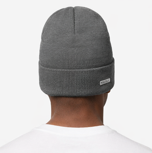 Custom Rib Knit Cuffed <b>Beanie</b> Embroidered Logo Ribbed Knit <b>Beanie</b> Warm Breathable Winter Cuffed Knit Hat - Product Image 3
