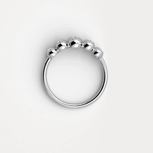 14K Solid Gold IGI Certified Lab Grown Diamond Bezel <b>Bubble</b> Stackable <b>Wedding</b> Ring Minimalist Diamond Band for Engagement Party - Product Image 3