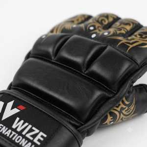 Guantes Profesionales de MMA para Entrenamiento de Combate, Ligeros, de Cuero, con Cierre de Gancho y Bucle, Unisex - Product Image 4