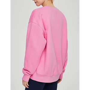 Sudadera de manga larga con cuello redondo y bolsillos para mujer, top informal de punto, ropa de otoño - Product Image 6