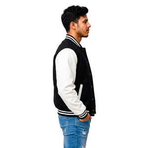 Fabricant de vestes universitaires personnalisées avec patchs, streetwear Letterman, vêtements d'extérieur brodés, fournisseur en gros de vêtements à marque privée - Product Image 2