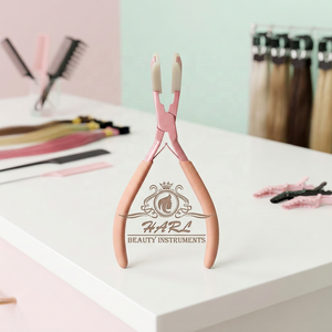 Cinta Adhesiva de Doble Cara de Acero Inoxidable con Etiqueta Personalizada en Alicates para Extensiones de Cabello, Herramientas para Extensiones de Cabello - Product Image 3