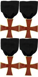 Knights Templar Masonic Knights of Malta Order RED CROSS Knight of Malta Breast Clasp Lobster Clasp Masonic Knights of Malta - Product Image 5